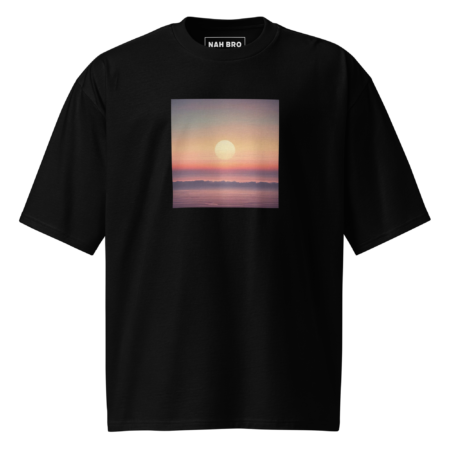 Sunset Oversized heavyweight t-shirt