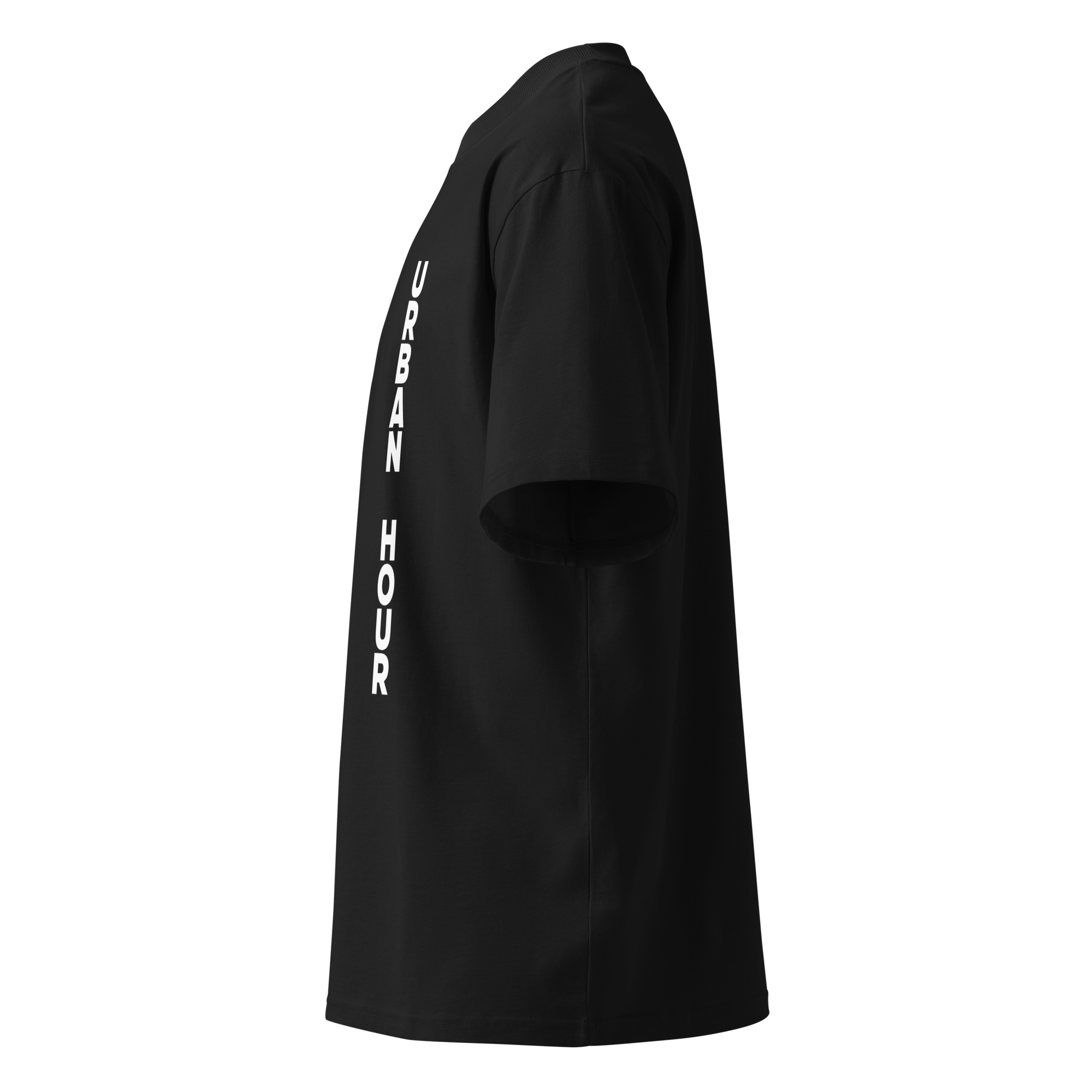 Over the heart organic oversized high neck t-shirt - Image 4